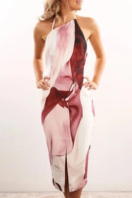 Vestido midi estampado cinta Keepsake the Label "Walk the wire" talla XS NUEVO CON ETIQUETAS Foto 1 de 4