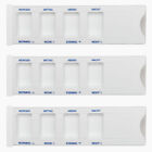 3 - 50 Tablettenbox wei Tablettenspender Pillendosen Medikamentendose