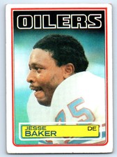 1984 Topps Stickers #241 Jesse Baker   Houston Oilers