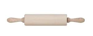 Profi-Teigroller Nudelholz Holz Walze Holzwalze 40cm Griff 9cm - Bild 1 von 1