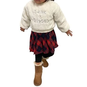 Vestido de franela suéter esponjoso Curlysue para niño pequeño - Imagen 1 de 7