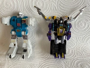 2 Vintage Transformers 1984 Twin Twist & 1985 Shrapnel Figures - Picture 1 of 8