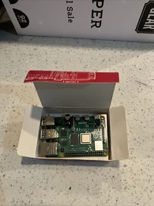 Raspberry Pi 4 Model B, 4GB DDR4 RAM Single Board Computer (Open Box) Bj2 - Picture 1 of 3
