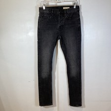 AllSaints Men’s Cigarette Skinny Jeans In Washed Black Size 28 X 32