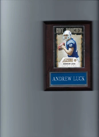 ANDREW LUCK PLAQUE INDIANAPOLIS COLTS FOOTBALL NFL   C3 Cover