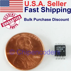 1/5/10 piezas Atmel AT93C56W 2K bits 3 cables serie EEPROM EIAJ SOIC 2.7-5.5V 93C56W - Imagen 1 de 8