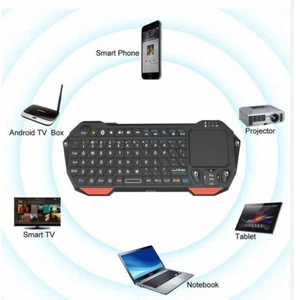 Bluetooth Keyboard Touchpad Smart TV Projector Android iOS Windows Compatible - Picture 1 of 6