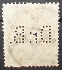 N°1338B STAMP GERMAN REICH CANCELED COMPANY PERFORATIONS PERFINS Aus