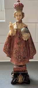 ¡Como nuevo! Figura Niño Jesús Niño Jesús Infantil de Praga Resina Italia Católica 8 3/4" - Imagen 1 de 4