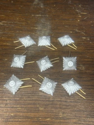 Vintage German Uniform Officers Pips Lot Of 9 - Image 1 of 2