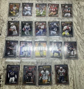 Misc Football 19 Card Lot Topps Chrome - Picture 1 of 2