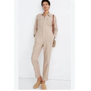 Mono Madewell Garment Teñido Cremallera Frontal en Mono Rosa Polvoriento Avalon Talla M - Imagen 1 de 16