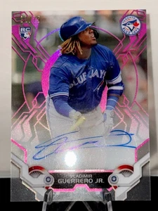Vladimir Guerrero Jr 2019 Topps High Tek RC Auto /75! Rookie Pink On Card Auto! - Picture 1 of 3