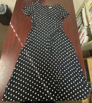 Vestido para mujer Limited America a lunares talla 2 negro blanco Foto 1 de 3