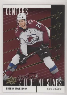 2019-20 Upper Deck Shooting Stars Centers Red Nathan MacKinnon #SSC-5 - Image 1 of 2
