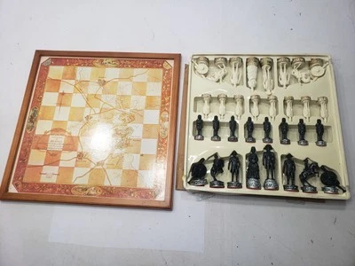VTG Battle Of Bunker Hill Revolutionary War Style Chess Set With Board 18”x18" - Image 1 of 4