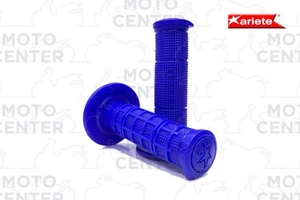 COPPIA MANOPOLE BLU ARIETE UNITY ASP OFF ROAD Ø 22 mm.- Ø 24 mm. LATERALI NON FO - Picture 1 of 1