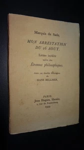 MARQUIS DE SADE - MON ARRESTATION DU 26 AOÛT - LETTRE INÉDITE - 1959 - Picture 1 of 14
