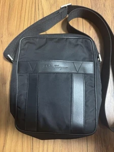 Ferragamo Men Shoulder Bag Nylon Leather Ferragamo - Picture 1 of 5