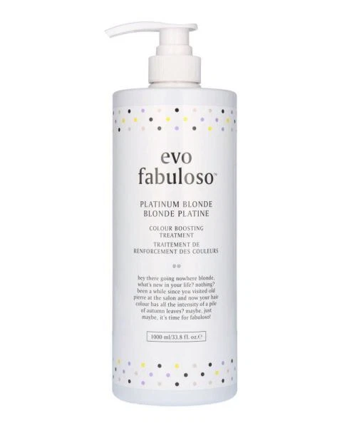 1X Evo Fabuloso Tratamiento Impulsor Color Rubio Platino 1000 ml AD AD Foto 1 de 1