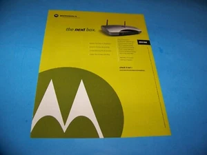 Motorola "The Next Box" Vintage Ad 2003 - Picture 1 of 2