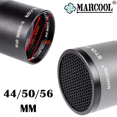 MARCOOL Honeycomb Mesh Scope Protector Anti-Reflection Sunshade Cover For 44MM/50MM/56MM