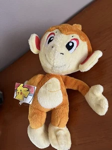 Chimchar Pokemon 8" Plush Stuffed Animal Toy 2007 Jakks Nintendo Monkey Fire - Picture 1 of 6