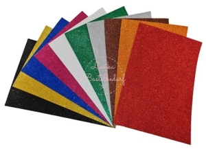 ca. 20 x 30 cm Moosgummi, Glitzermoosgummi, Selbstklebend, Glitzer, Scrapbooking - Bild 1 von 17