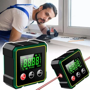 Digital Angle Finder with Laser & Magnets – Electronic Protractor, Inclinometer - Picture 1 of 19