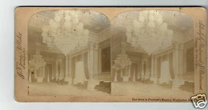 DIAPOSITIVA ESTEREOSCÓPICA Habitación Este Mansión del Presidente FOTO CASA BLANCA vista estéreo - Imagen 1 de 1