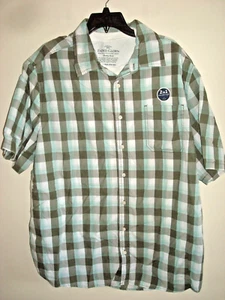 Conjunto de Camisa y Camiseta Para Hombre Plus Botón Frontal Talla 2X Verde NUEVO - Imagen 1 de 3