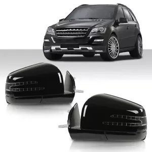 Fit For 05-11 Mercedes Benz W164 X164 ML GL Blind Spot Side View Mirror Assembly - Picture 1 of 13