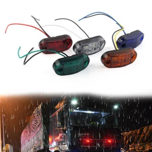 For Truck Trailer RV SUV Car 12V 2 SMD LED Side Marker Light Trailer Light - Imagen 1 de 17
