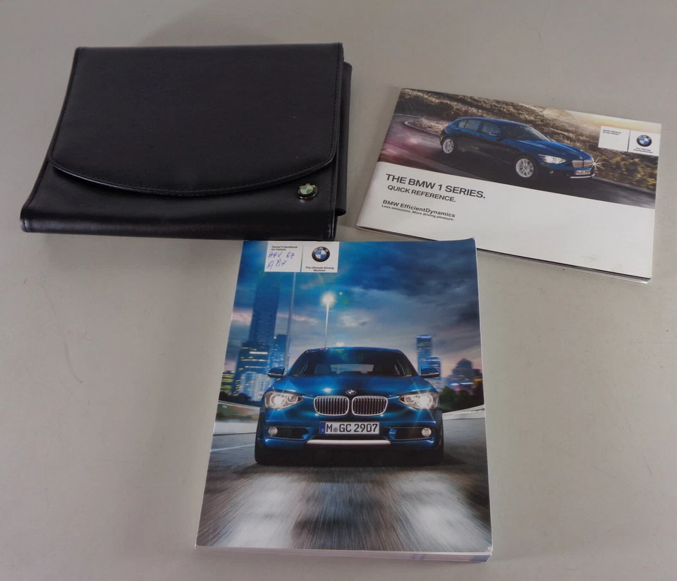 Owner's Manual + Cartera BMW 1-Series F20 116i 118i 116d 118d 120d Desde 2011 - Imagen 1 de 1