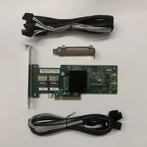 LSI M1015 9220-8I 6GB PCI-e for 9211-8i P20 IT Mode ZFS FreeNAS +8087 to sata - Picture 1 of 6