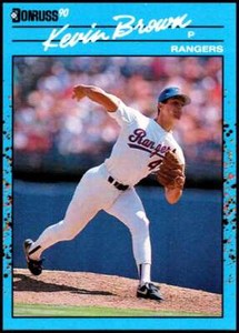 1990 DONRUSS BEST OF THE AL #13 KEVIN BROWN RANGERS