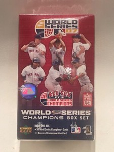 Boston Red Sox 2007 Upper Deck World Series Champions SEALED Box Set