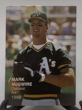 Mark McGwire Oakland Athletics #2 1989 Baseball's Best One Oddball