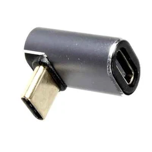 USB Adapter Verbinder USB-C 4.0 Gen3x2 90° Winkel oben unten b.40Gbps 100W PD DP - Bild 1 von 6