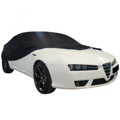 汽车保护套 着色 拉伸 防尘 定制 黑色 适用于阿尔法罗密欧 Brera 2006 - 2011 — 第 1/4 张图片