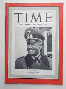 Time Magazine - WWII Era - September 25, 1939 - German General Brauchitsch - Picture 1 of 1