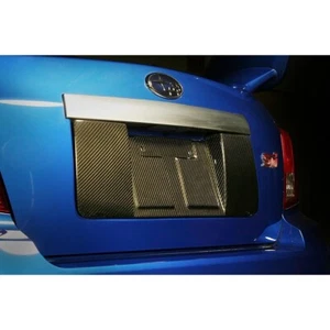 APR Carbon Fiber Trunk License Plate Frame Backing for WRX / STI Sedan 08-14 New - Picture 1 of 3