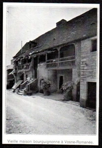 1937 -- VIEILLE MAISON BOURGUIGNONNE A VOSNE ROMANEE . 3T761 - Picture 1 of 1