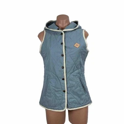 Chaleco de Colección Burton Gemmi Azul Forrado de Vellón para Hombres XS Snowboard Esquí Chaleco Retro Foto 1 de 4