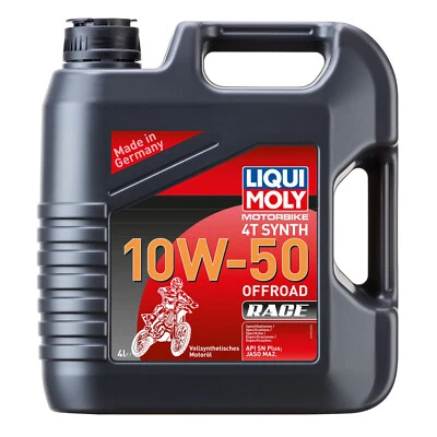 Aceite de motor Liqui Moly Motorbike 4T Synth 10W-50 Offroad Race 4 litros - Art.Nr. 3052