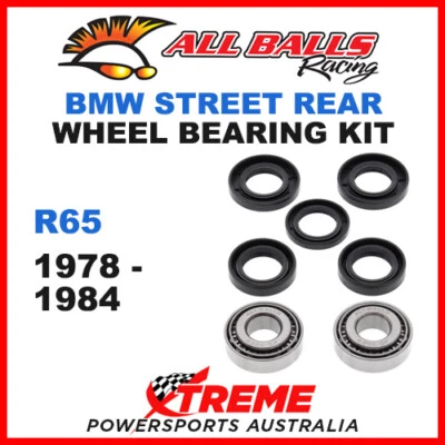 Juego de cojinetes de rueda trasera All Balls 25-1523 BMW R65 R 65 1978-1984 Foto 1 de 2