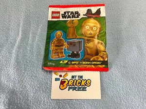 Lego Star Wars 912310 C-3PO & Gonk Droid Paper Bag New/Sealed/Hard to Find - Picture 1 of 5