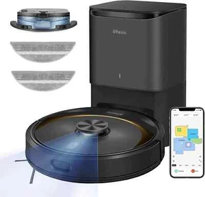 Robotic Vacuum Cleaner with Mop, LiDAR Navigation ,Ideal for Hard Floor & Carpet - Picture 1 of 10