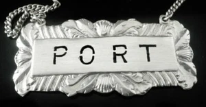 Etiqueta de jarra de plata de exportación china PORT, Wai Kee c.1940 - Imagen 1 de 6
