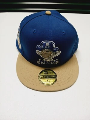 Pittsburgh Pirates New Era 59FIFTY Blue Tan All Star Game Hat Cap 7 1/2 - Image 1 of 4